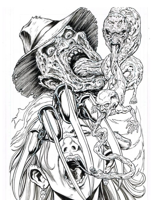 Coloring Book Of Nightmares