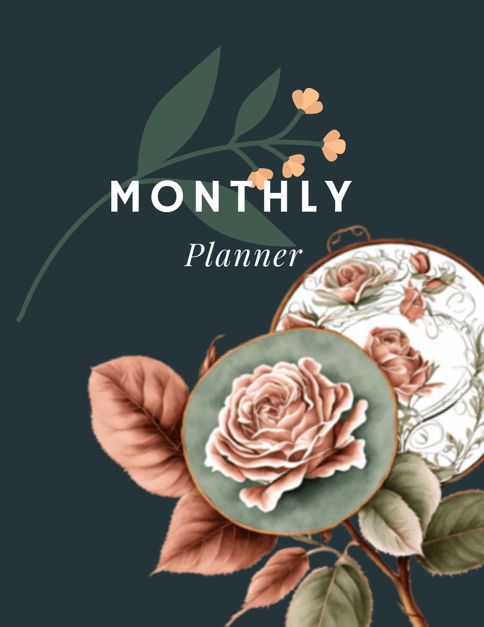 Flower Monthly Planner