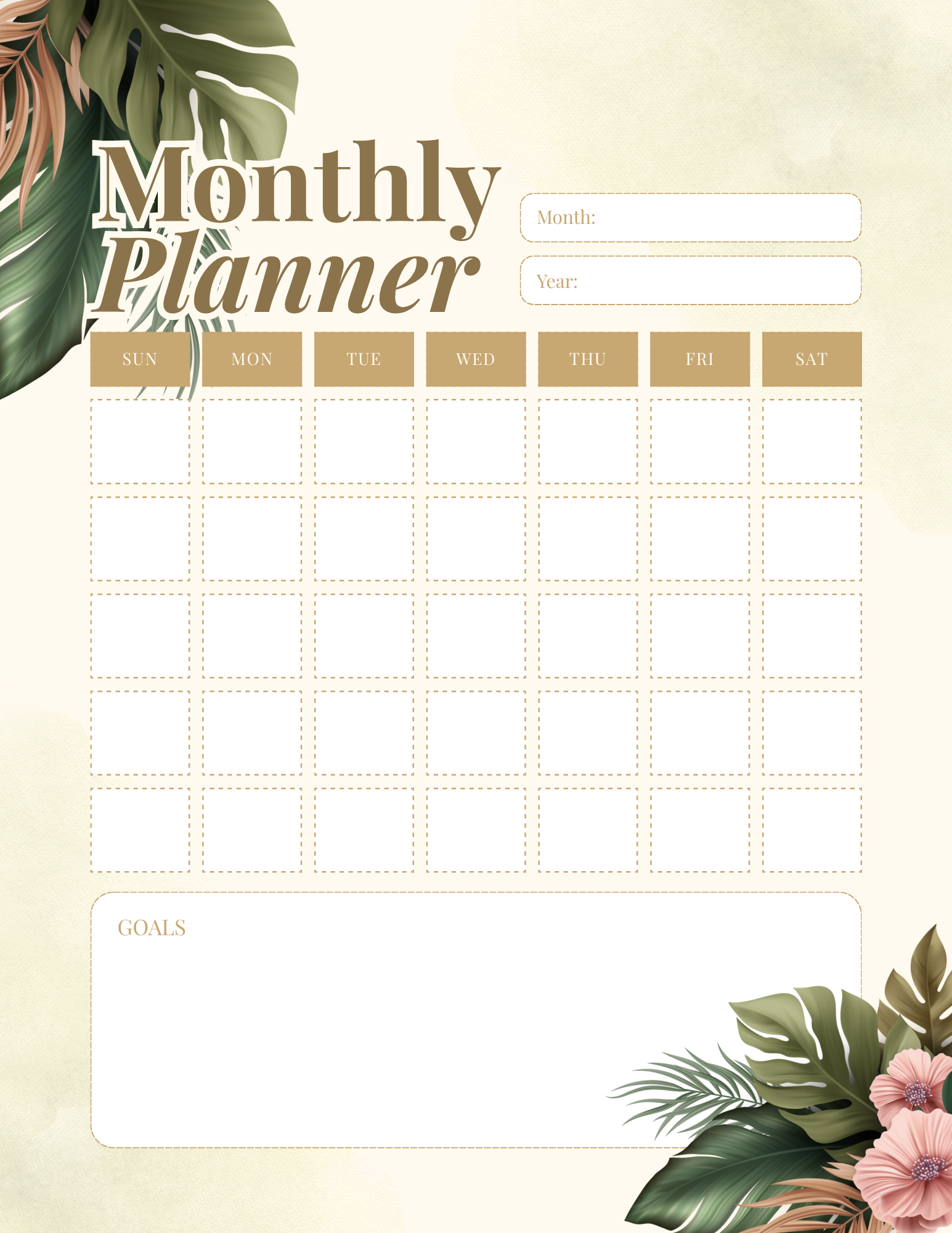 Doodle Hearts Planner