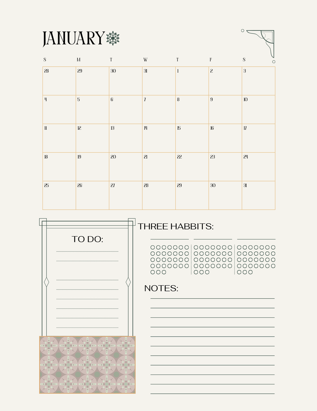 Monthly Planner