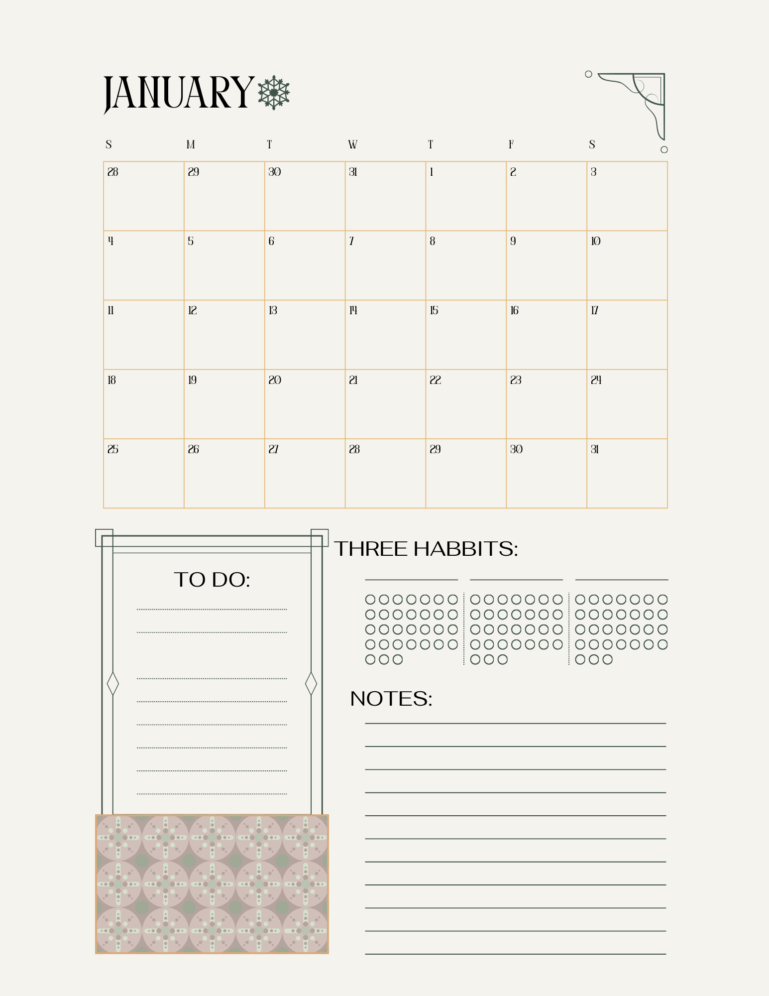 Monthly Planner