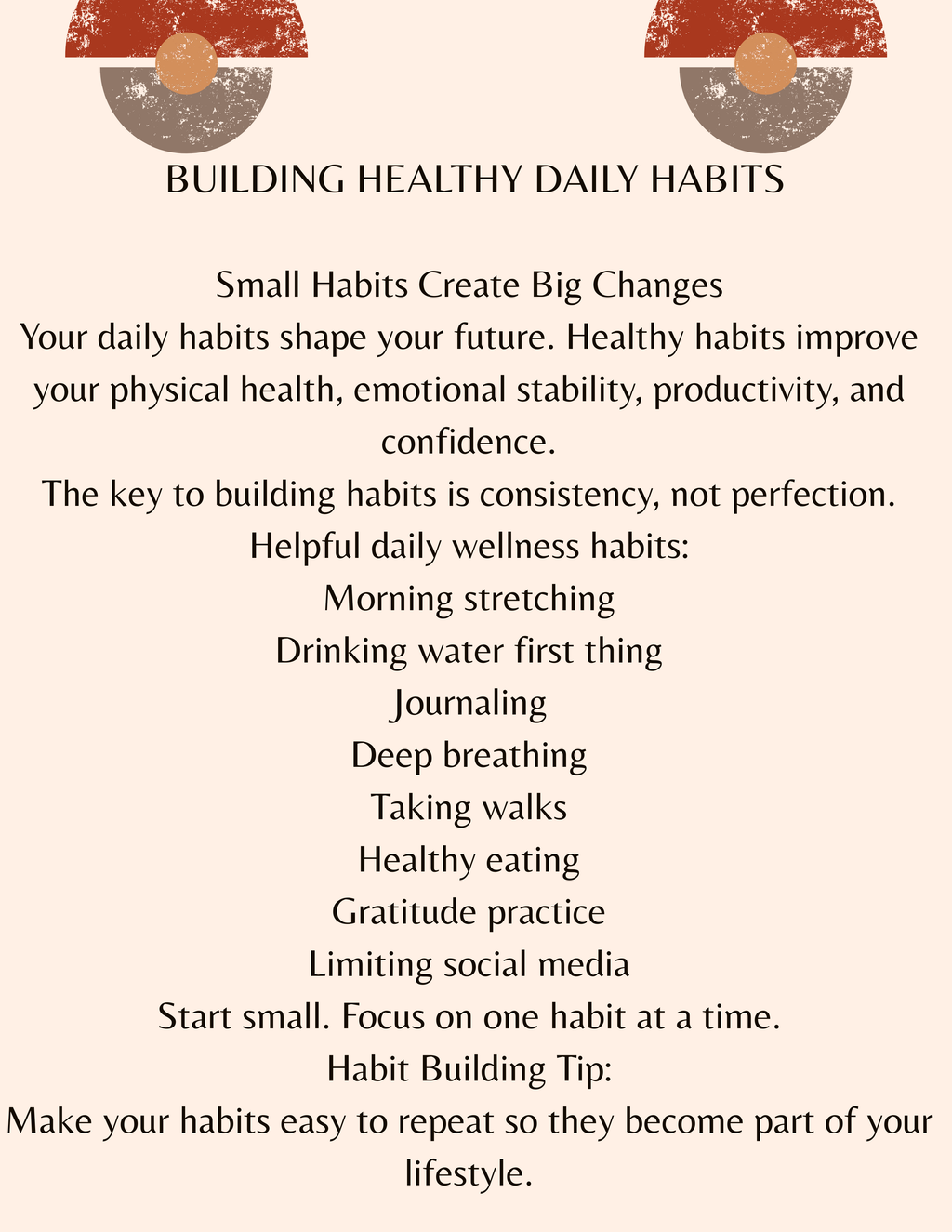 Wellness Self Care
