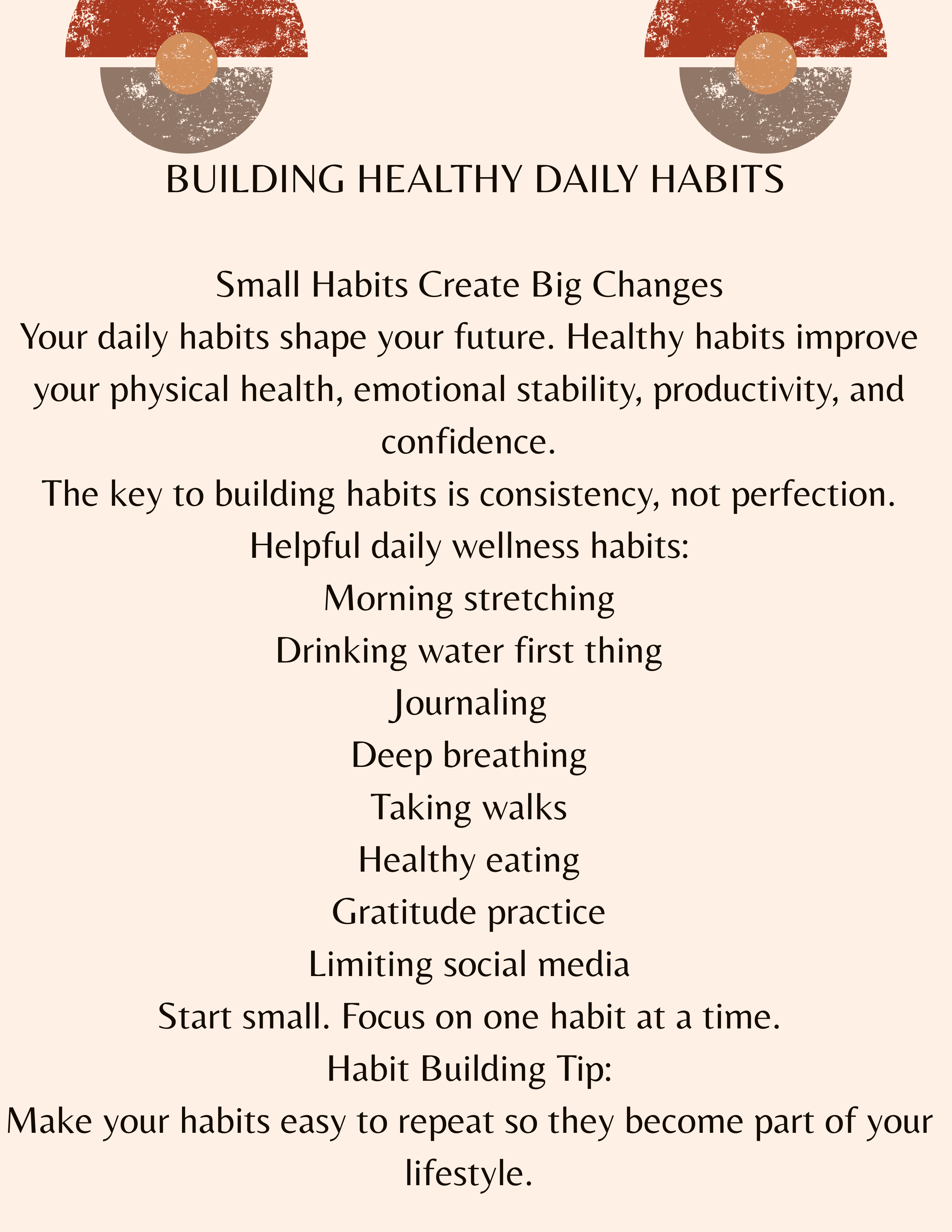 Wellness Self Care